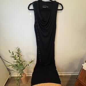 Cynthia Rowley Stretchy Racerback Scoop Neck Maxi Dress Large